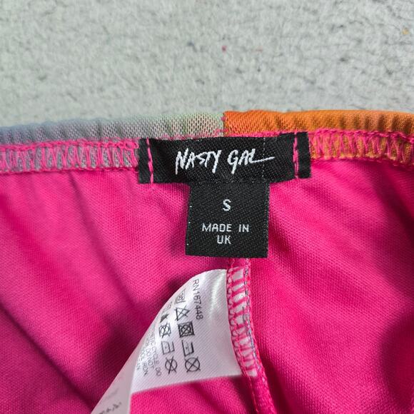 Nasty Gal Multicolor Straight Leg Pants - Picture 8 of 12